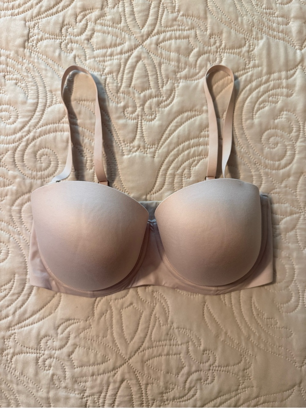 Aerie Strapless Convertible Nude T-Shirt Bra